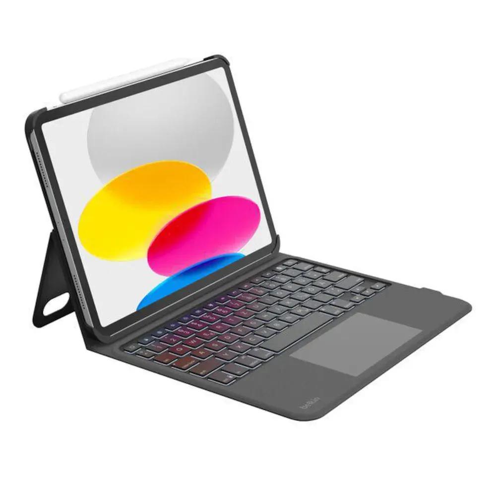 Teclado BELKIN BBZ001DE-V1 (QWERTZ alemão - Bluetooth - iPad de 10.ª geração - Preto)