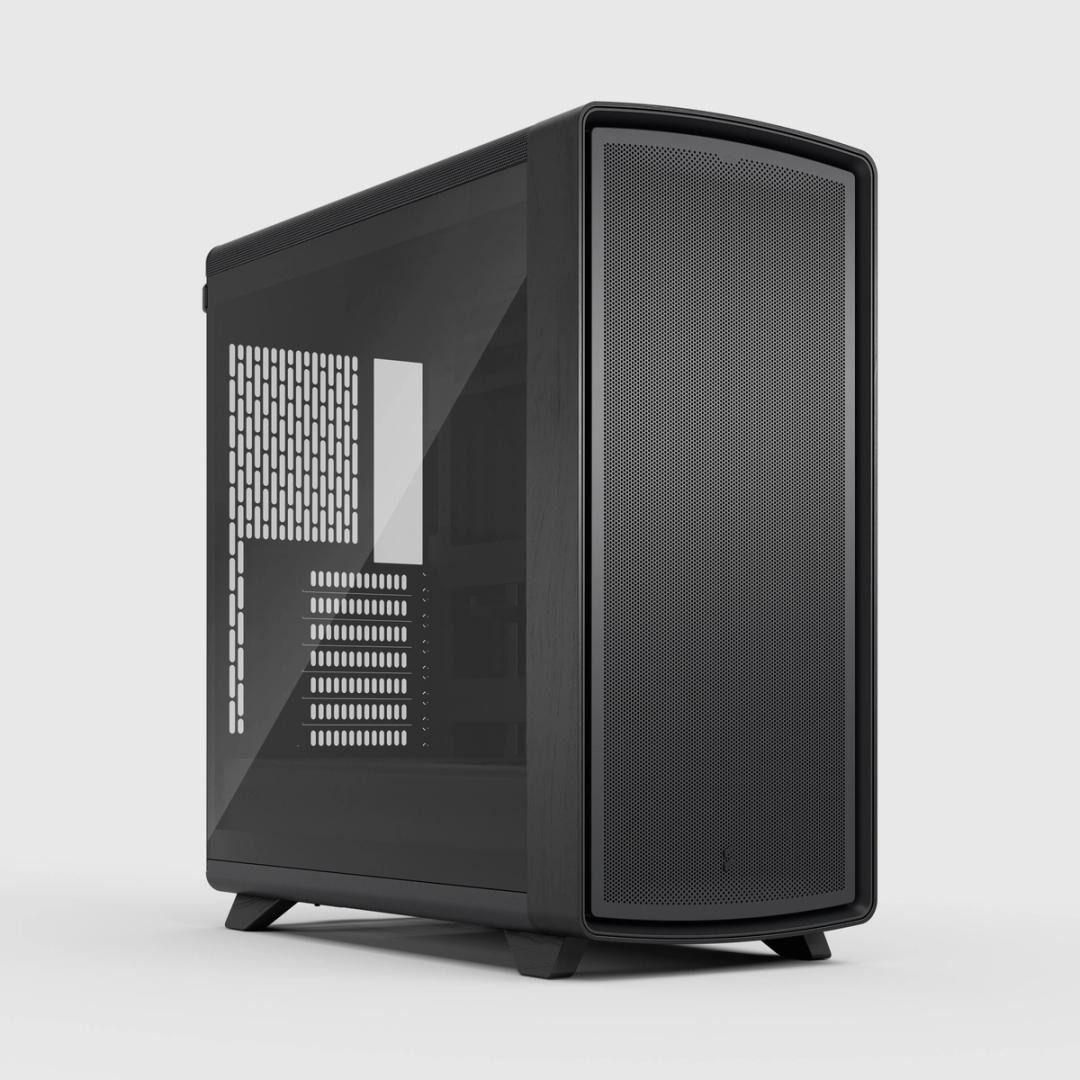 Caixa PC FRACTAL DESIGN Summit Blackout TG Light Tint (Midi Tower - Aço - 17,3 cm - Preto)