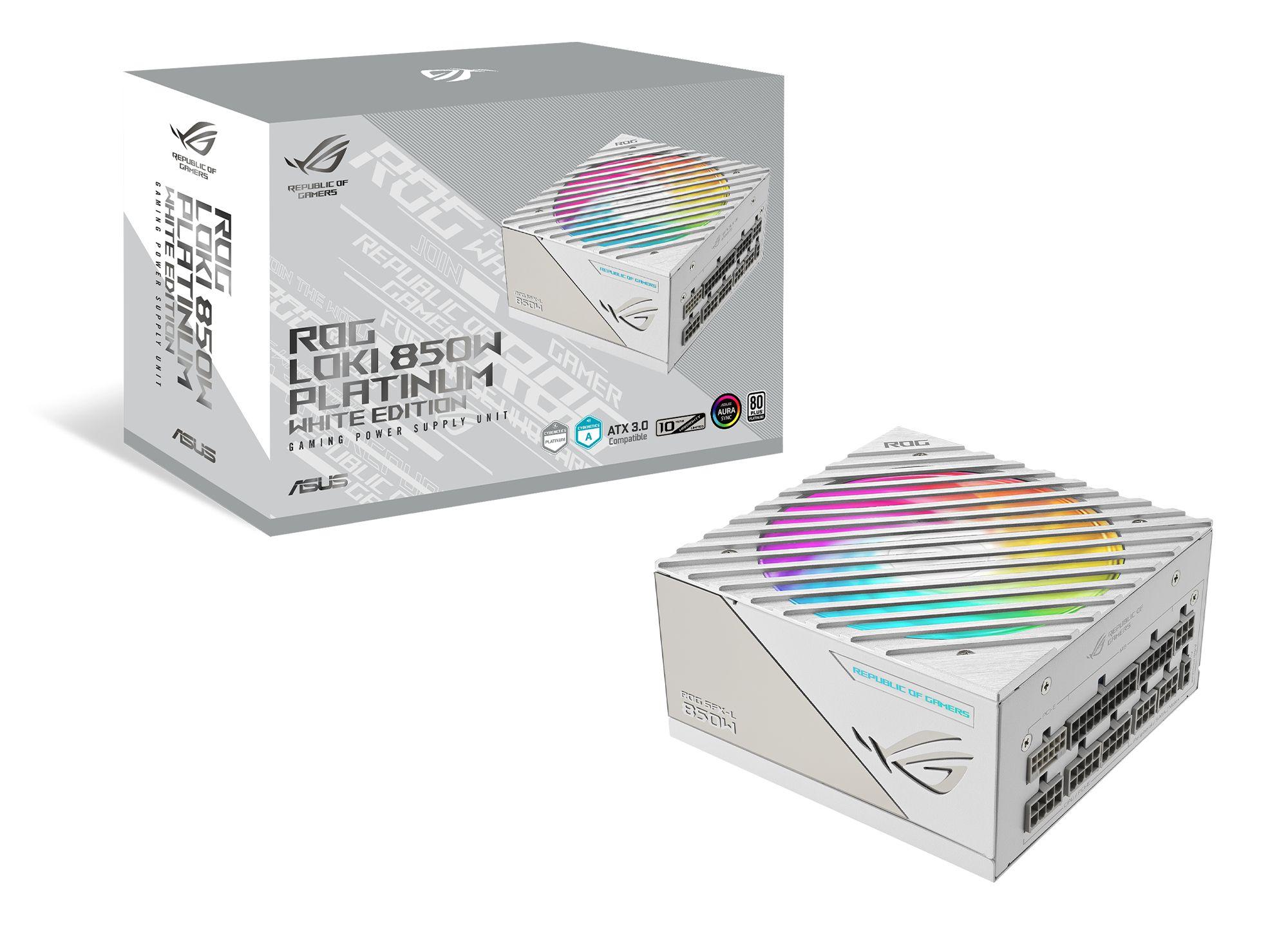 Fonte de Alimentação ASUS ROG Loki SFX-L 850W Platinum White (SFX-L - 850 W - Caixa - Branco), miniatura 12