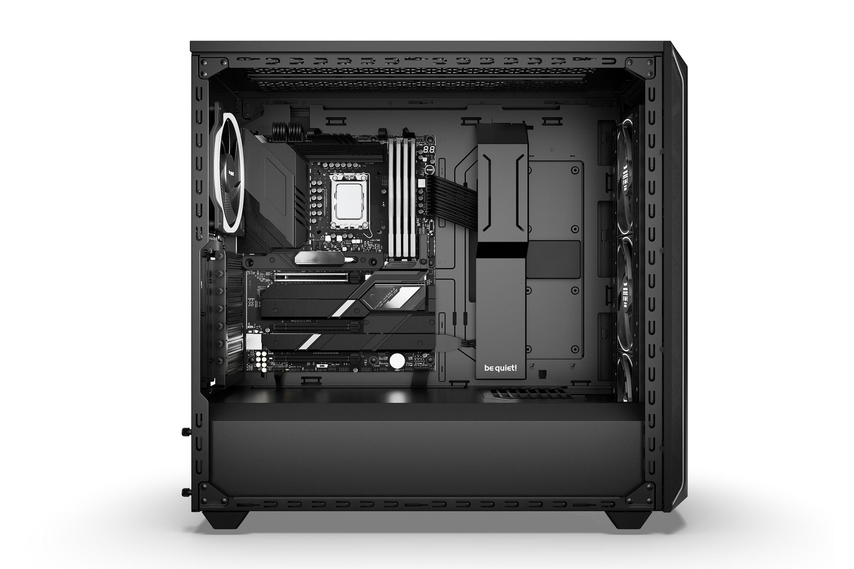 Caixa PC BE QUIET! Shadow Base 800 FX (Midi Tower - EATX, Mini-ITX, ATX, micro-ATX - 18 cm - Preto) — miniatura 9