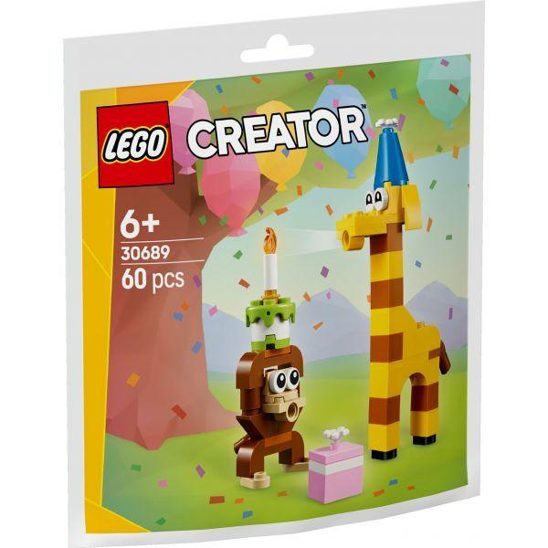LEGO 30689 Creator Animais na Festa de Aniversário (6+ anos - 60 peças), miniatura 5