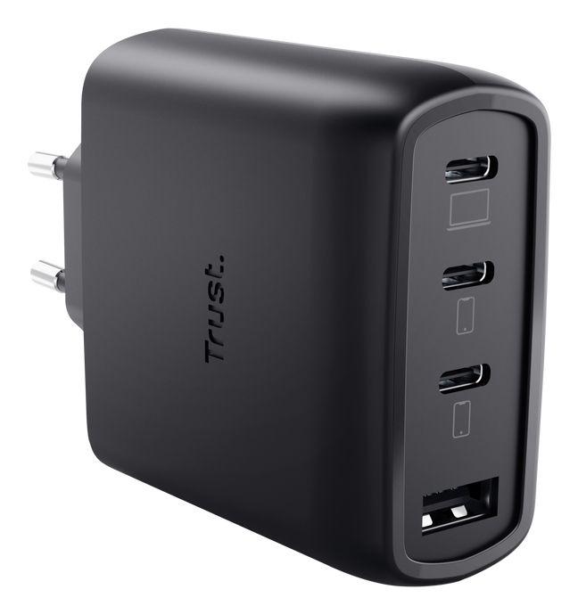 Carregador de Parede TRUST Maxo 26067 (65 W - Universal - USB Tipo-C - Preto), miniatura 3