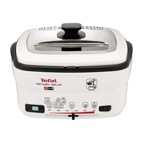 Fritadeira Multifunções TEFAL Versalio Deluxe 9in1 FR495070 (1600 W - 180 °C - 80 °C - Branco)