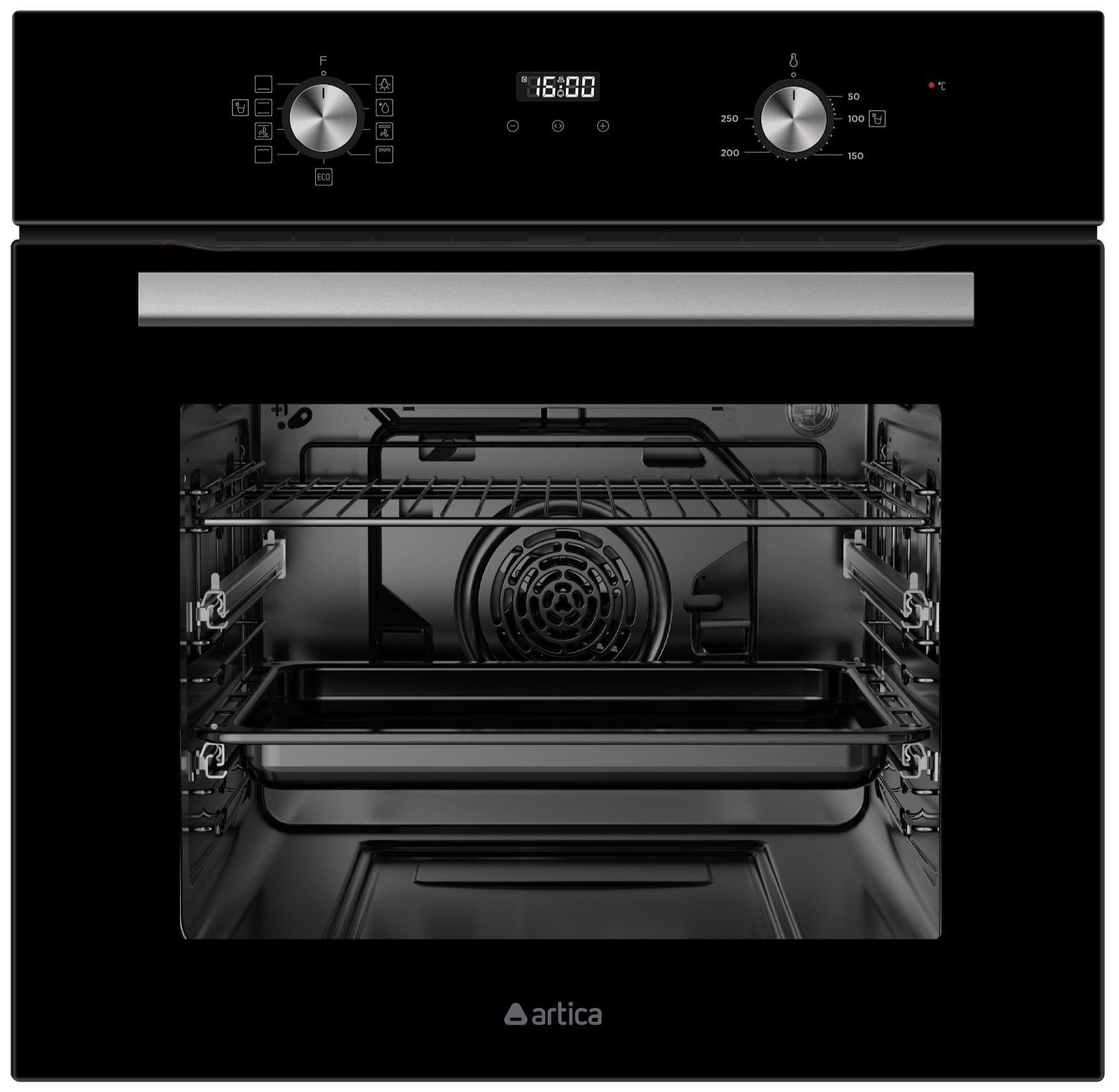 Forno de Encastre ARTICA AHB7008BK (70 l - Altura 59,5 cm - 60 cm - Preto)