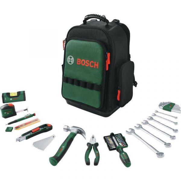 Conjunto de Ferramentas em Mochila BOSCH 1600A02ZA1 (Preto/Verde)