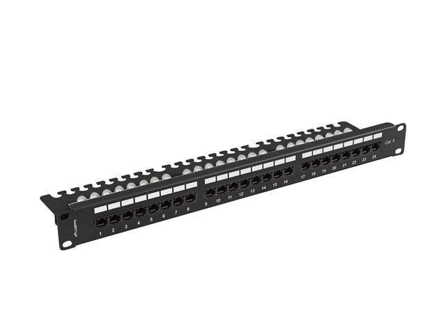 Painel de Patch LANBERG PPKS-1124-S (Rack de 19 polegadas - Cinzento), miniatura 4