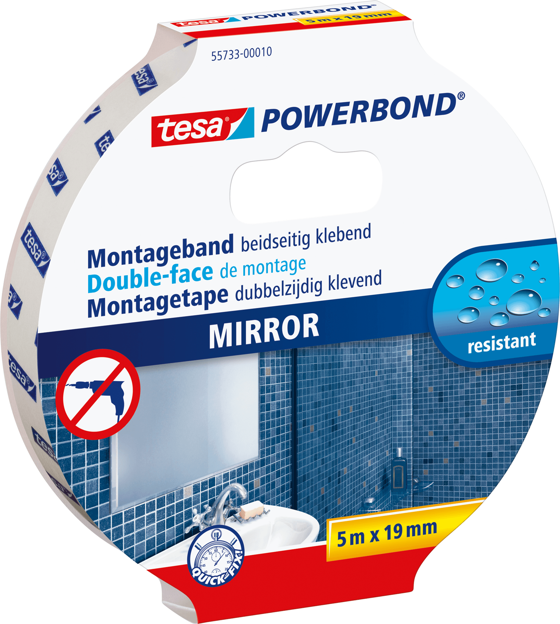 Fita de Montagem TESA Powerbond MIRROR (Branco)