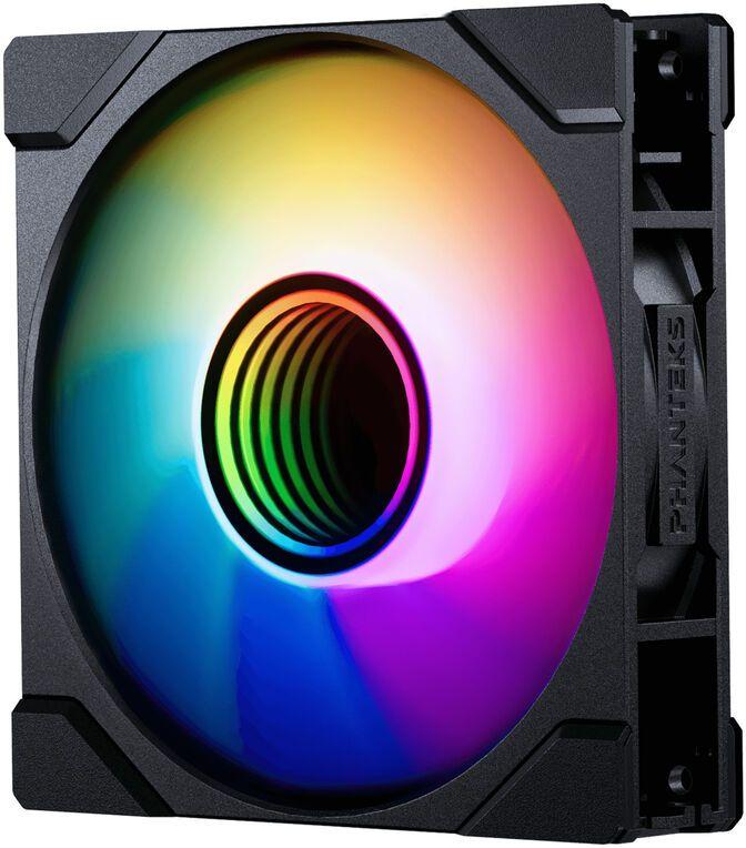 Ventoinha PHANTEKS M25 Gen2 PWM Reverse Airflow D-RGB (D-RGB - Preto) — miniatura 3