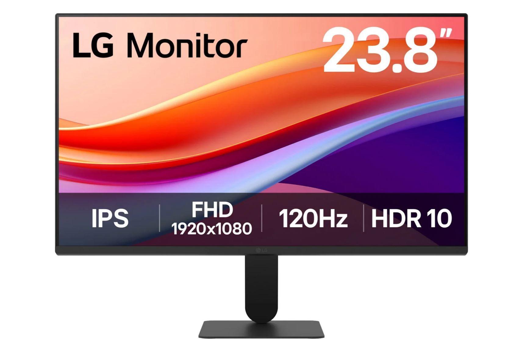 Monitor LG 24U41YA-B (24" - IPS - 120 Hz - Preto)