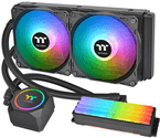 Refrigeração Líquida AIO THERMALTAKE Floe RC 240 (Preto)
