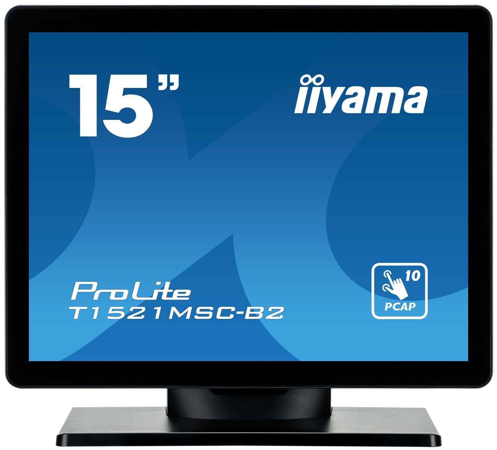 Monitor IIYAMA ProLite T1521MSC-B2 (15" - TN - 1024 x 768 pixels - Preto) — miniatura 2