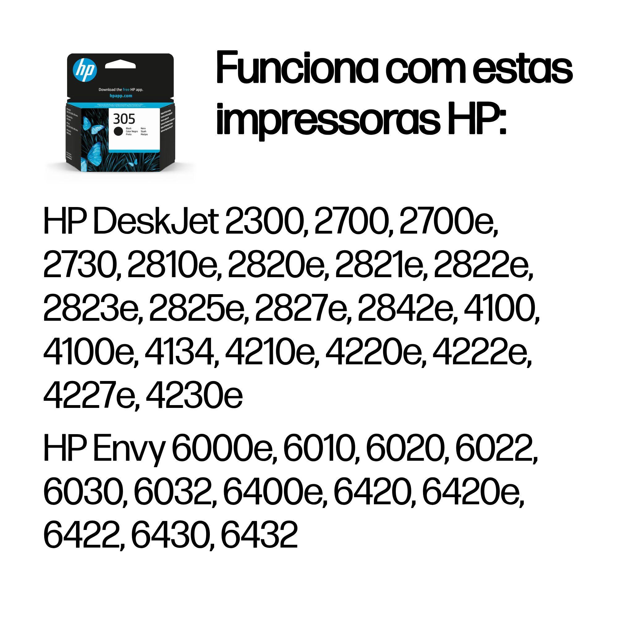 Tinteiro HP 305 3YM61AE (120 páginas - Preto) — miniatura 2