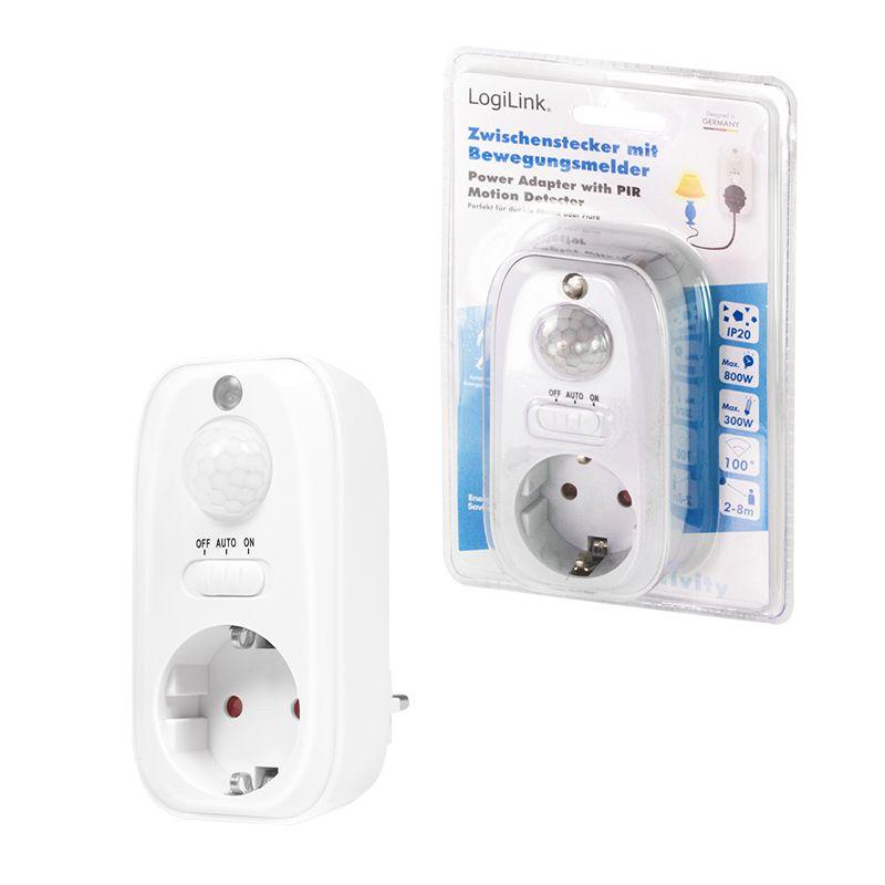 Tomada Schuko com Sensor de Movimento LOGILINK PA0248 (16 A - Branco), miniatura 8