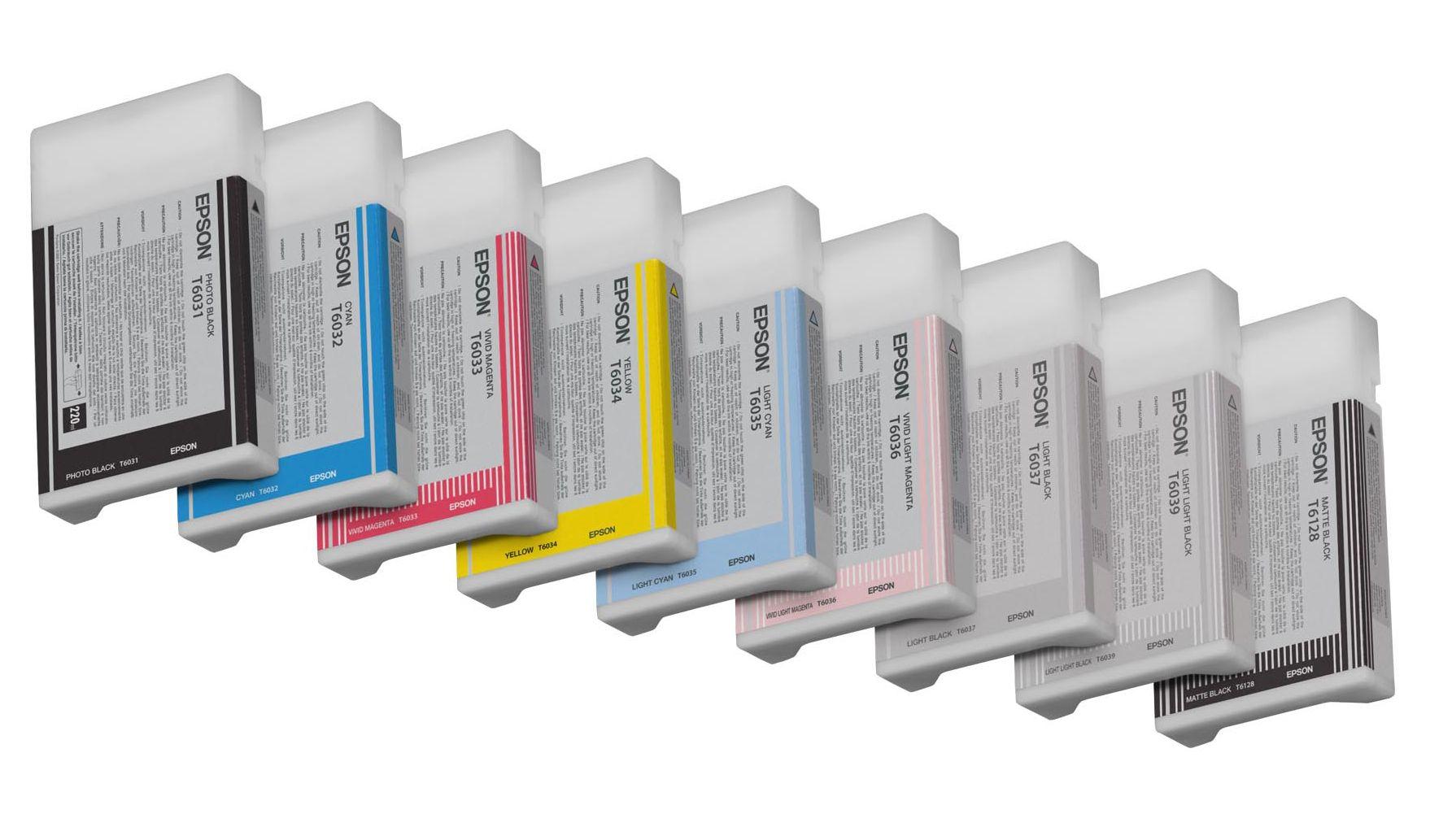 Tinteiro EPSON C13T603700 (Preto Claro)