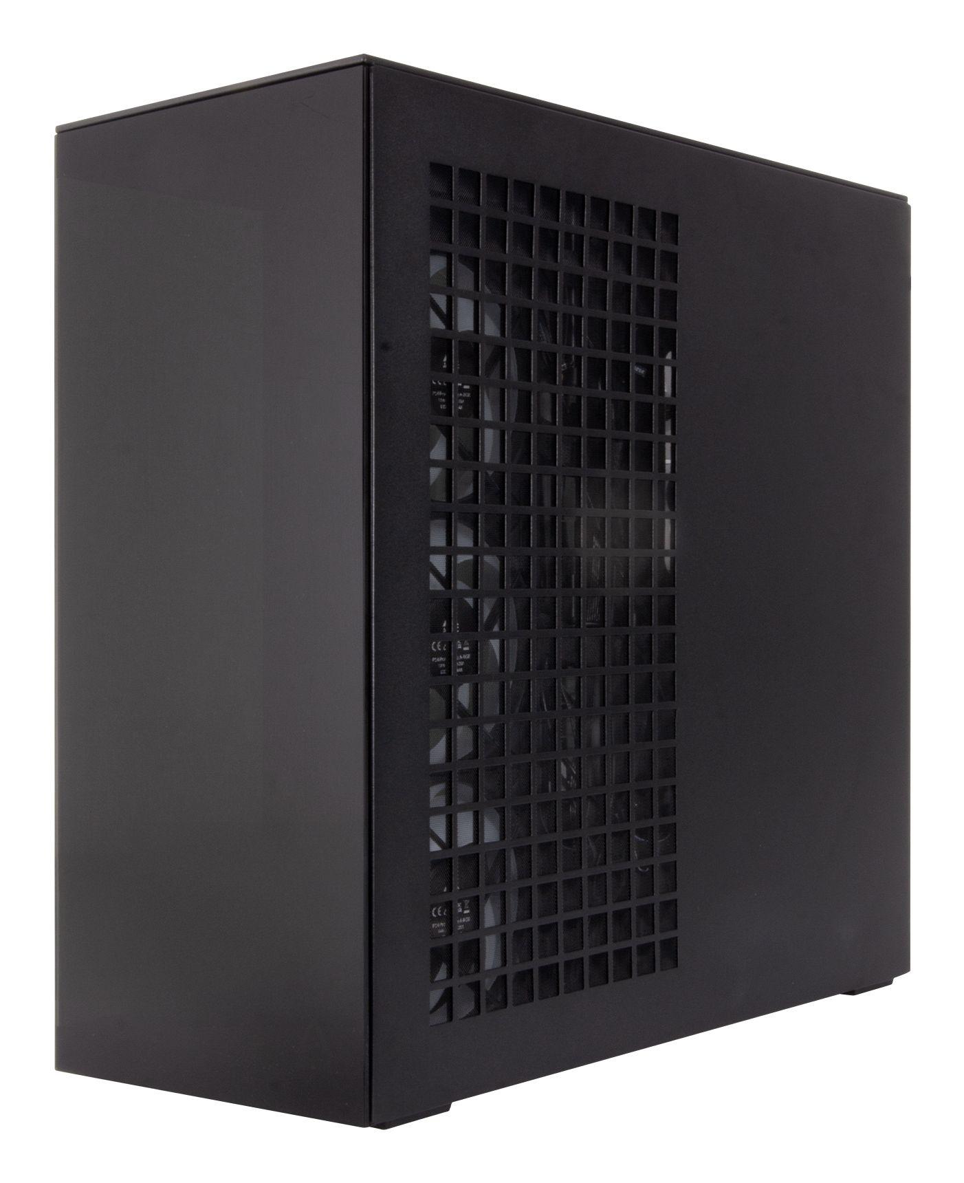 Caixa PC ARCTIC Xtender (EATX, Mini-ITX, ATX, micro-ATX - Midi Tower - Metal, Vidro temperado - Preto) — miniatura 6