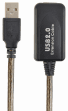 Cabo de Extensão USB GEMBIRD UAE-01-10M (10 metros - USB-A - Preto)