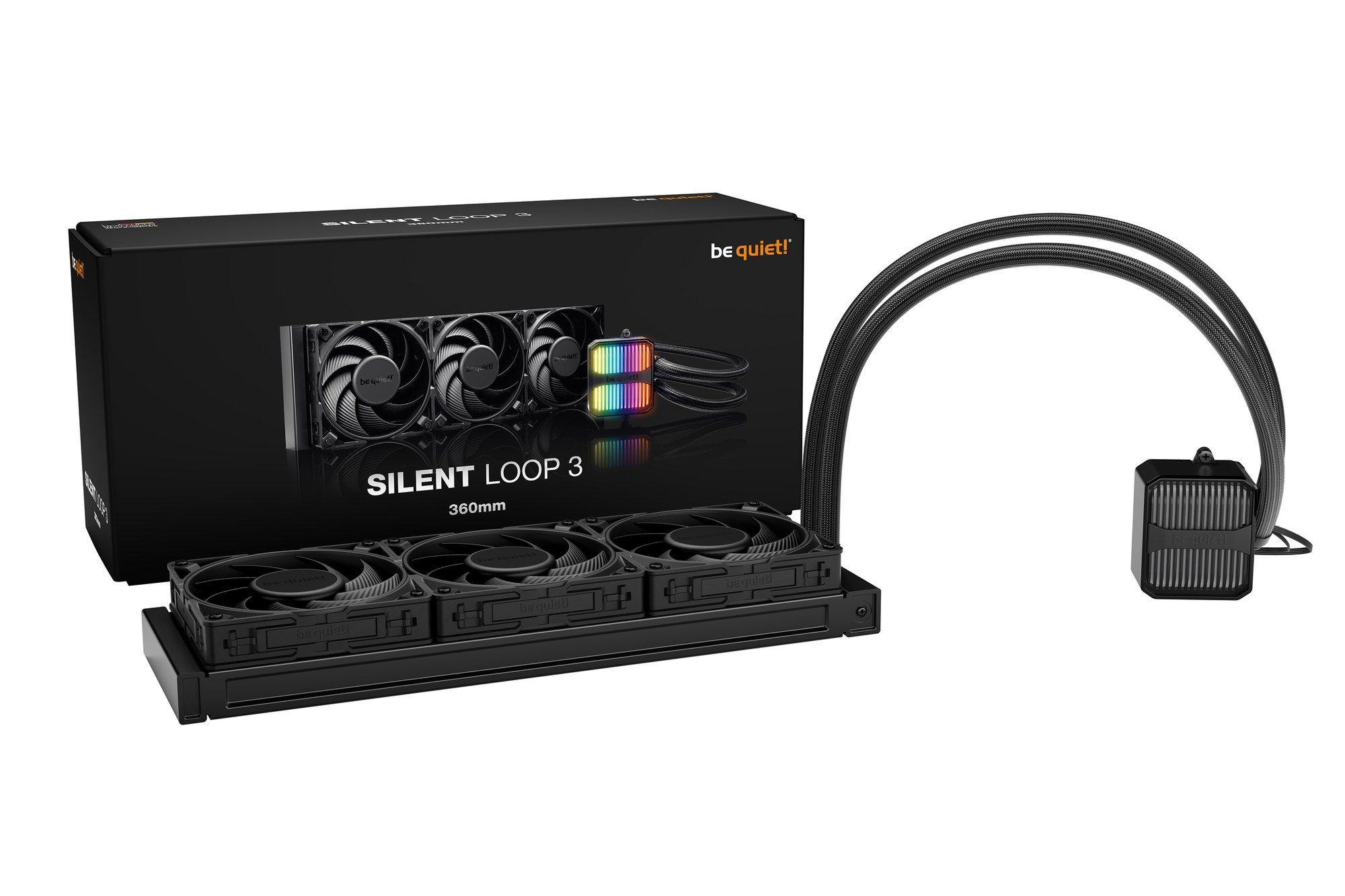 Refrigeração Líquida CPU BE QUIET! Silent Loop 3 360mm (120 mm - 2500 RPM - Multi - Preto) — miniatura 6