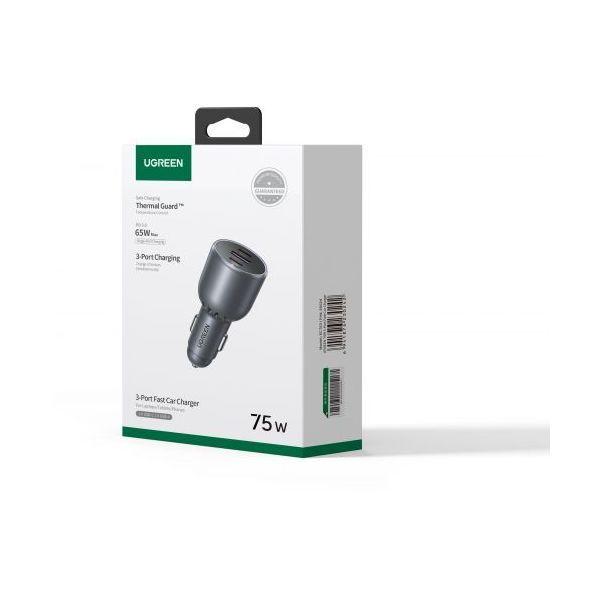 Carregador de Isqueiro UGREEN EC703 (75 W - Cinzento)