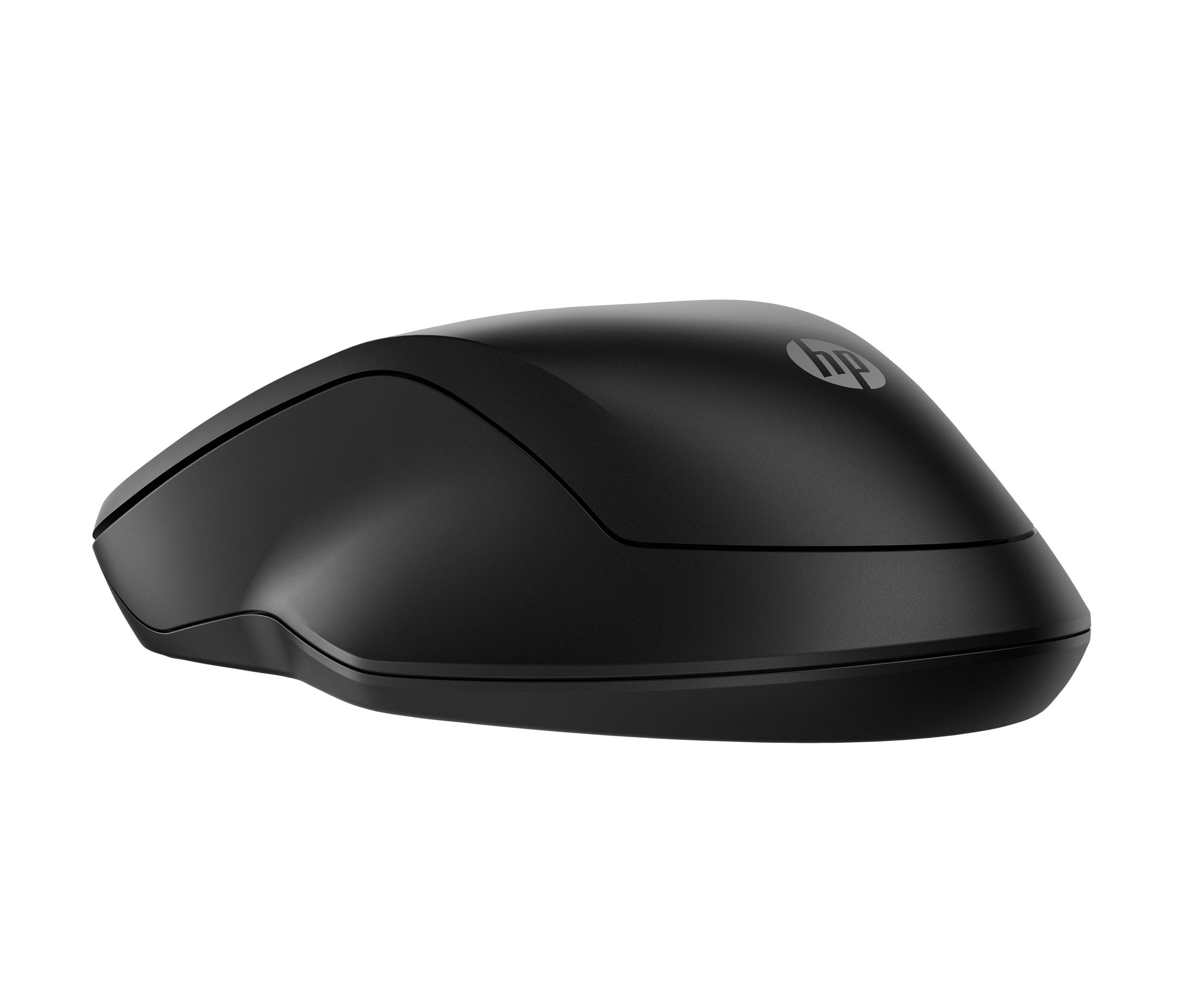 Rato HP 255 (Ambidestro - 1600 DPI - Ótico - Preto)