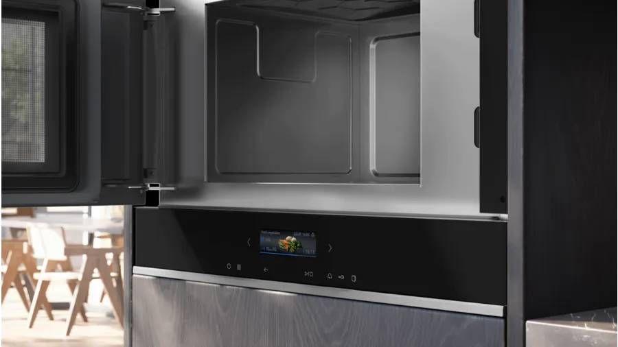 Micro-ondas Encastre SIEMENS iQ700 BF722L1B1 (Altura 38,2 cm - Preto), miniatura 4