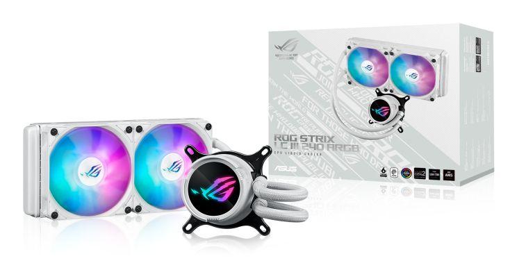 Kit de Refrigeração Líquida ASUS ROG Strix LC III 240 ARGB (12 cm - 2200 RPM - Multi - Branco) — miniatura 7