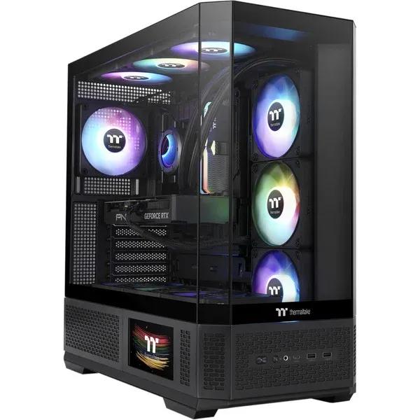 Caixa PC THERMALTAKE View 370 TG ARGB (ATX, EATX, Micro-ATX, Mini-ITX - PS2 - 2.5" - Preto)
