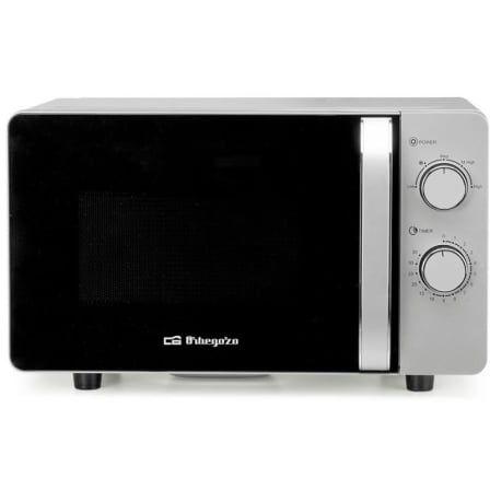 Micro-ondas Independente ORBEGOZO MI 2062 CE (700 W - 20 L - Rotativo - Preto e Prateado)