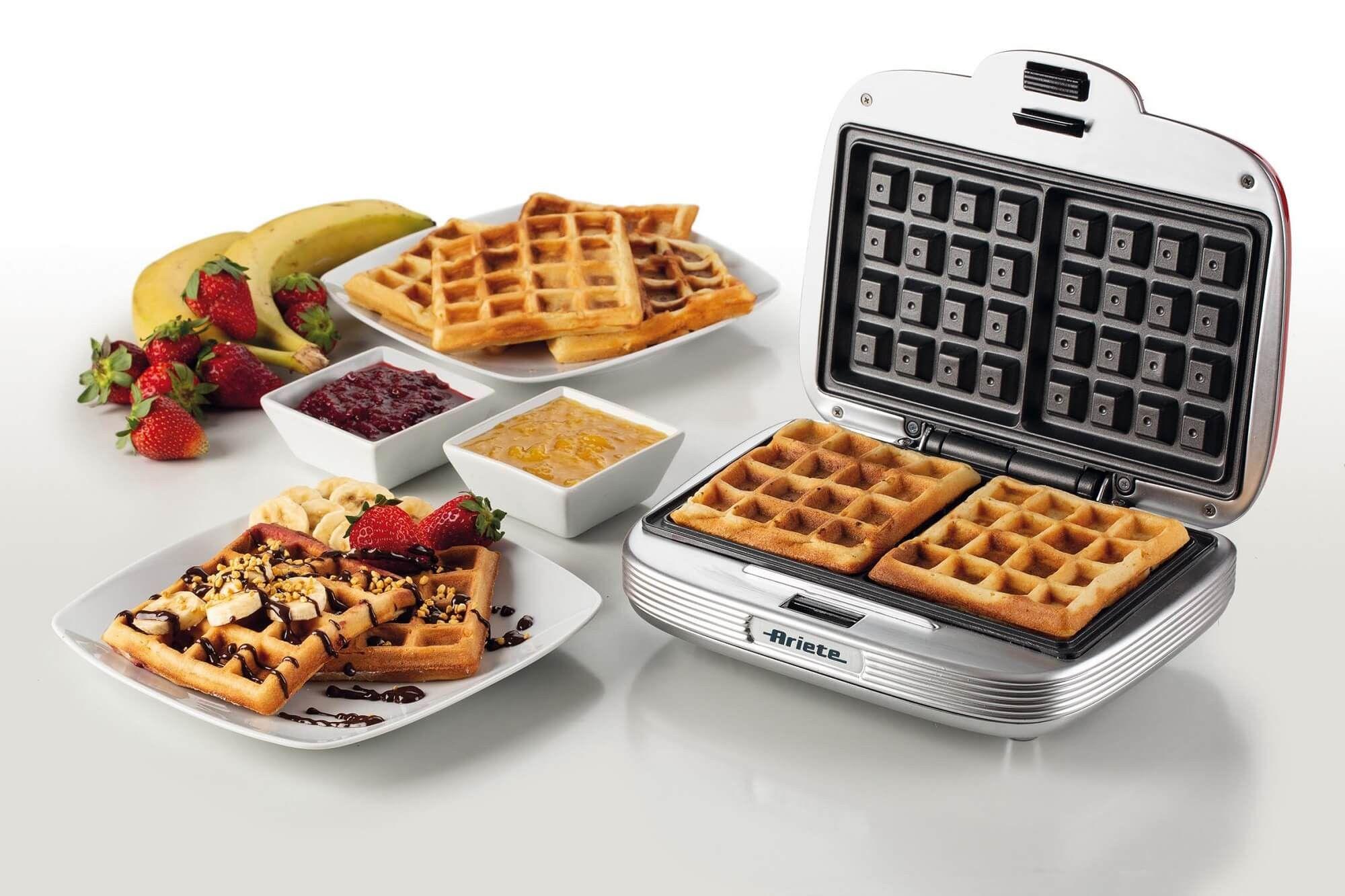 Máquina de Waffles ARIETE 1973/00 (Altura 9,5 cm - Vermelho), miniatura 3