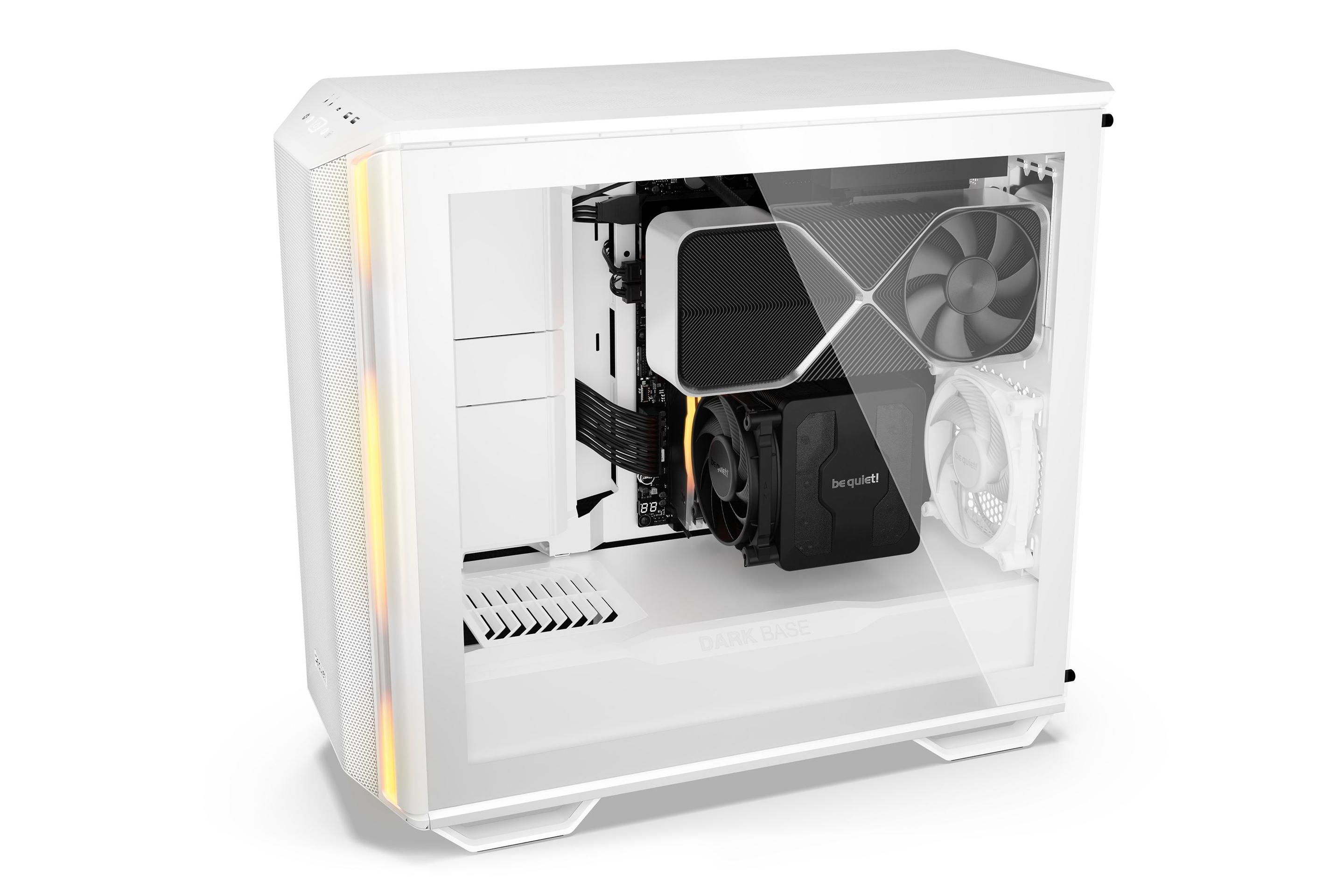 Caixa PC BE QUIET! Dark Base 701 ARGB (ATX, EATX, micro ATX, Mini-ATX - Tower - 18,5 cm - Branco) — miniatura 7
