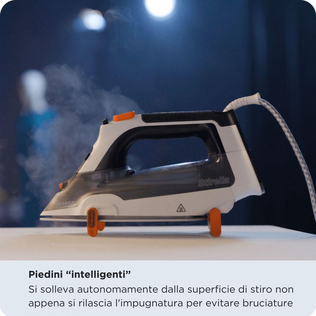 Ferro de Engomar ARIETE 6190/00 (2400 W - 0,32 l - 155 g/min - Cinzento e Preto), miniatura 6