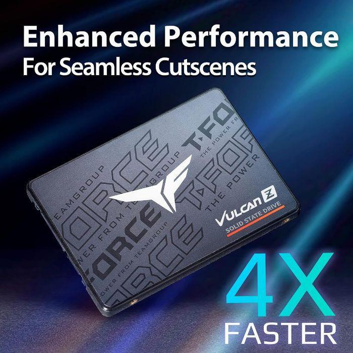 SSD TEAMGROUP T-FORCE VULCAN Z (512 GB - 2,5" - SATA - Preto/Cinza) — miniatura 3