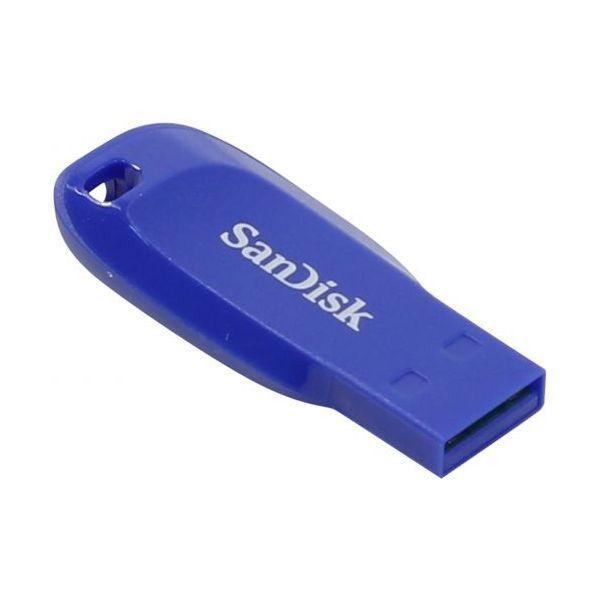Pen USB SANDISK Cruzer Blade (Sem tampa - USB Type-A - Azul Elétrico) — miniatura 2