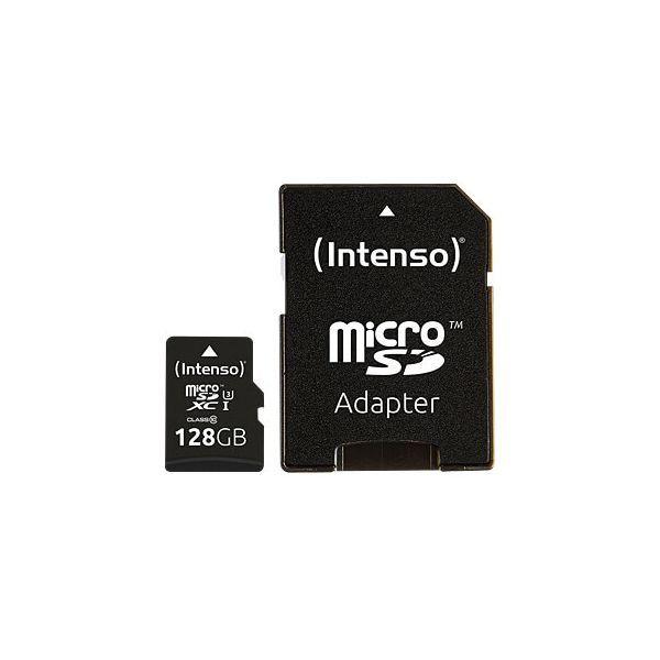 Cartão de Memória INTENSO microSDXC 128GB Professional (Classe 10 - 100 MB/s - Preto), miniatura 2