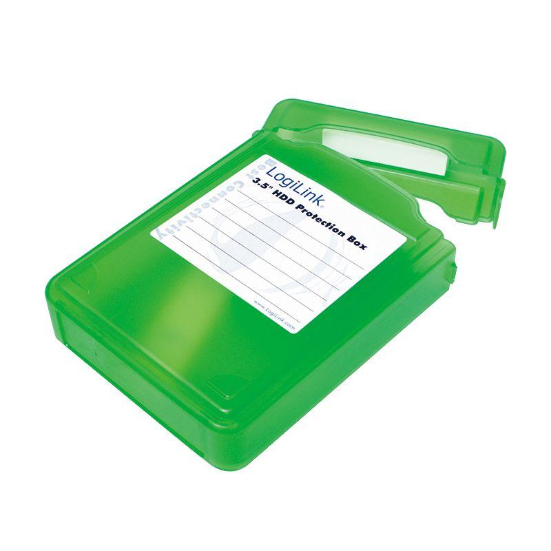Capa de Proteção para Disco Rígido LOGILINK UA0133G (3.5" - Verde)