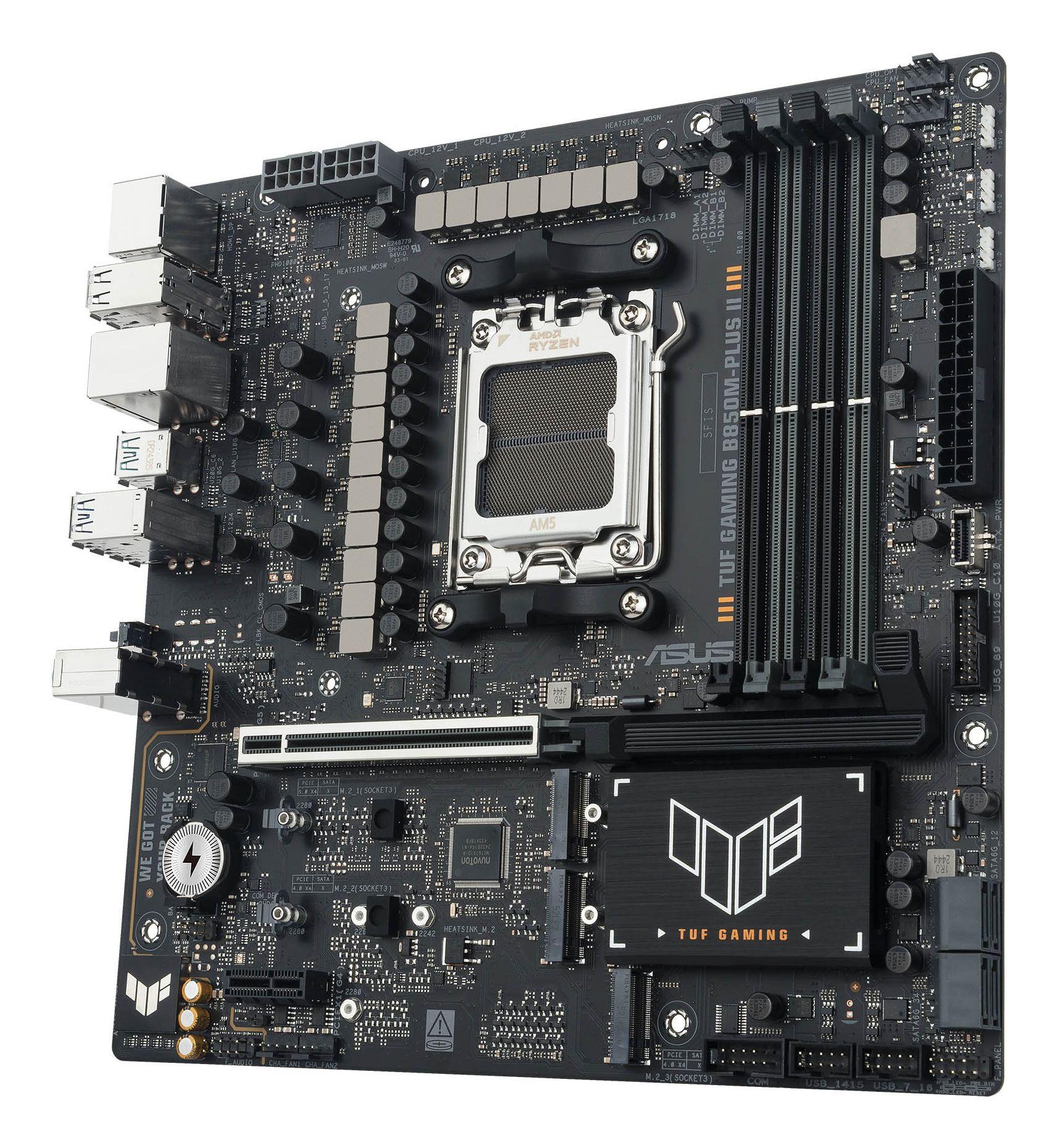 Motherboard ASUS TUF GAMING B850M-PLUS II (AM5 - micro ATX - Duplo canal), miniatura 8