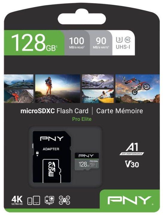Cartão de Memória PNY PRO Elite SDU128V31100PRO (128GB - Classe 10 - 100 MB/s - Preto e Cinzento), miniatura 4