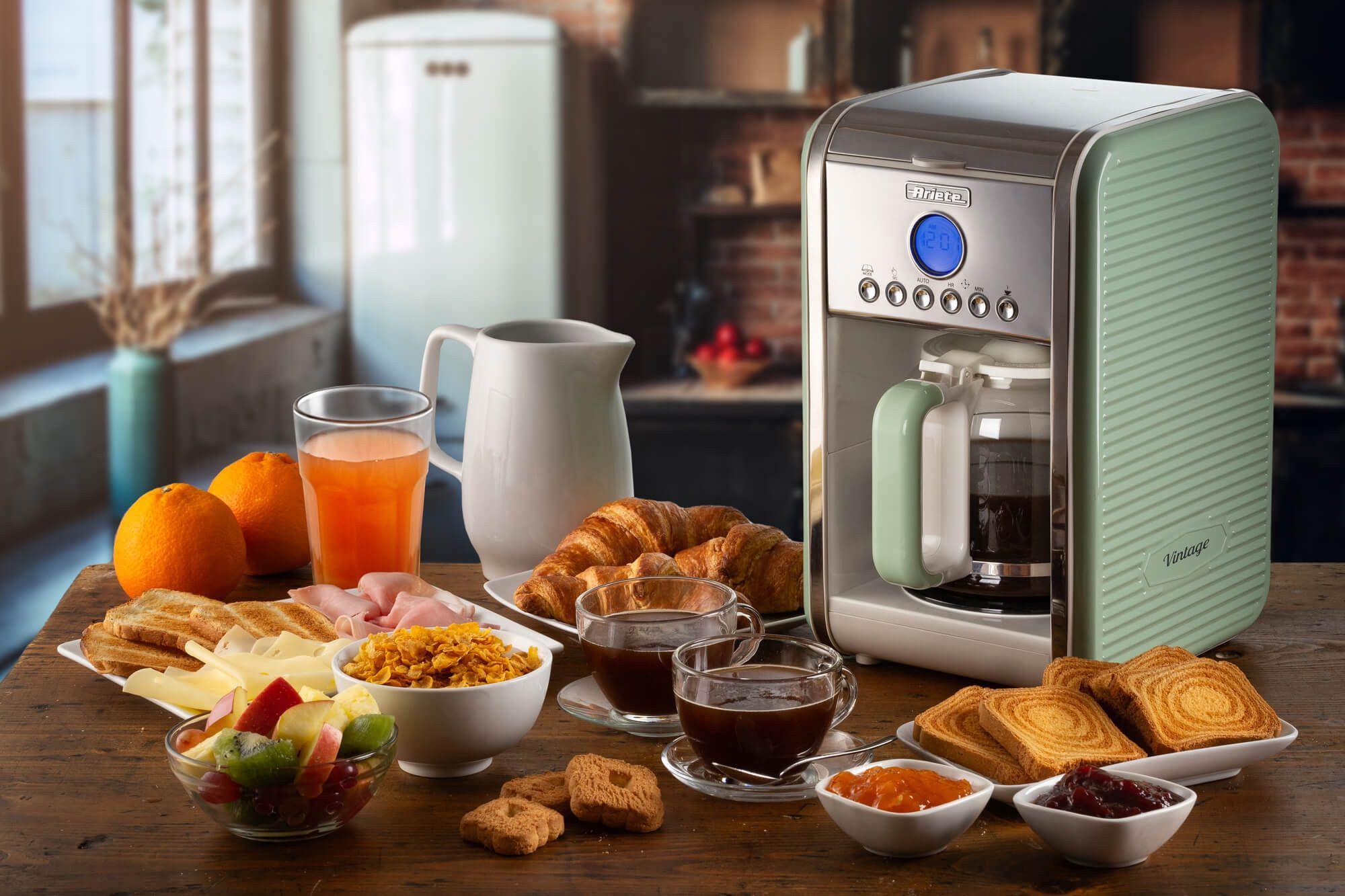 Máquina de Café de Filtro ARIETE 1342/04 (Doses individuais - 960 W - 12 chávenas - Verde), miniatura 2