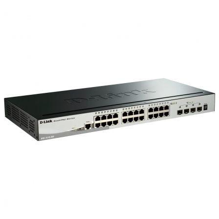 Switch Gerido D-LINK DGS-1510-28X/E (Gigabit Ethernet - 1,5 MB - 92 Gbit/s - Preto) — miniatura 2