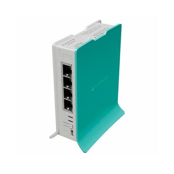 Router MIKROTIK hAP ax lite (Wi-Fi 6 - 574 Mbit/s - 2,4 GHz - Branco/Azul) — miniatura 2