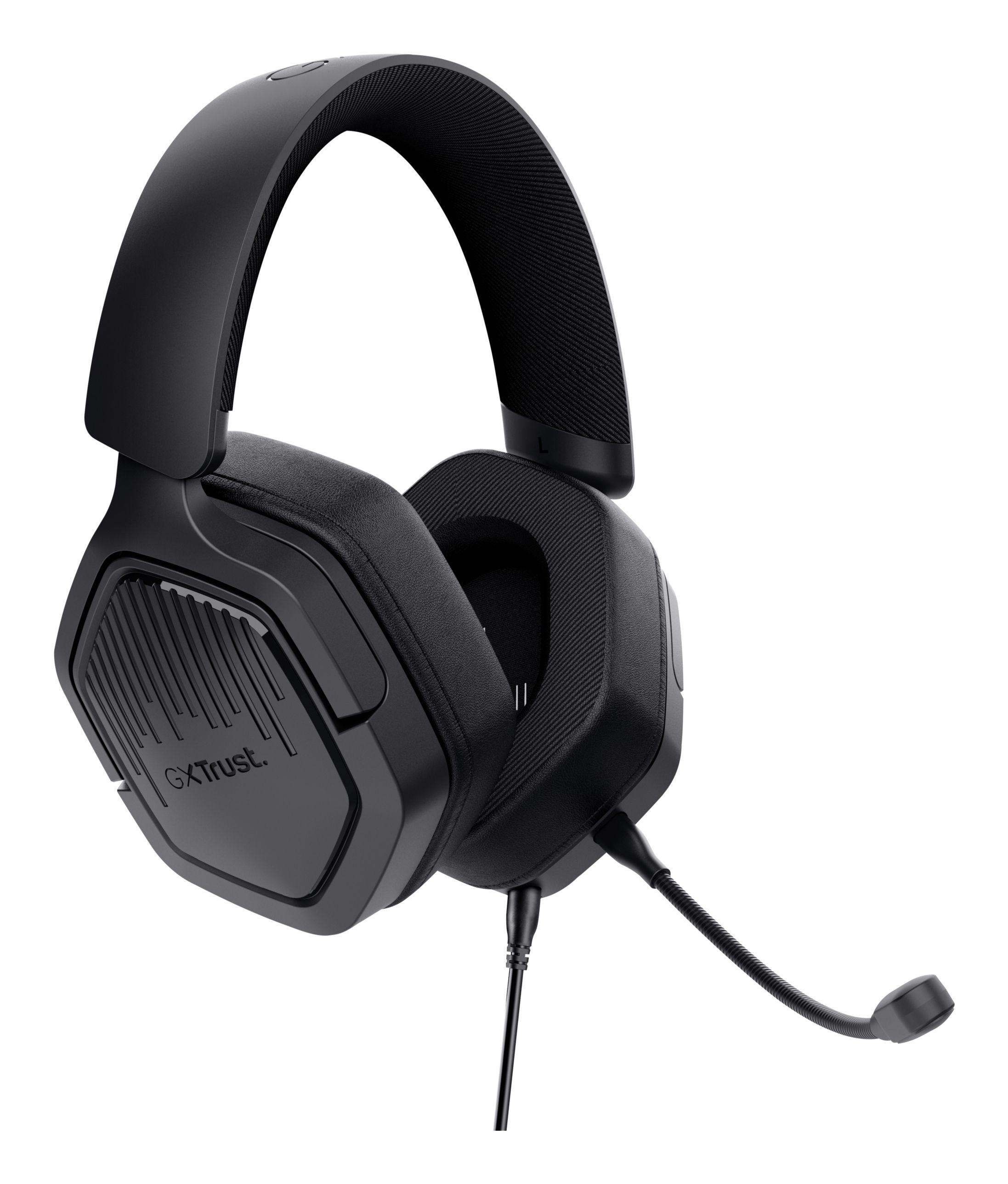 Headset Gaming TRUST GXT 492 Carus (Binaural - Com fios - Circum-aural - Preto), miniatura 2