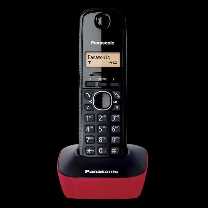 Telefone sem Fios PANASONIC KX-TG1611SPR (15 h em conversação - Preto e Vermelho), miniatura 3