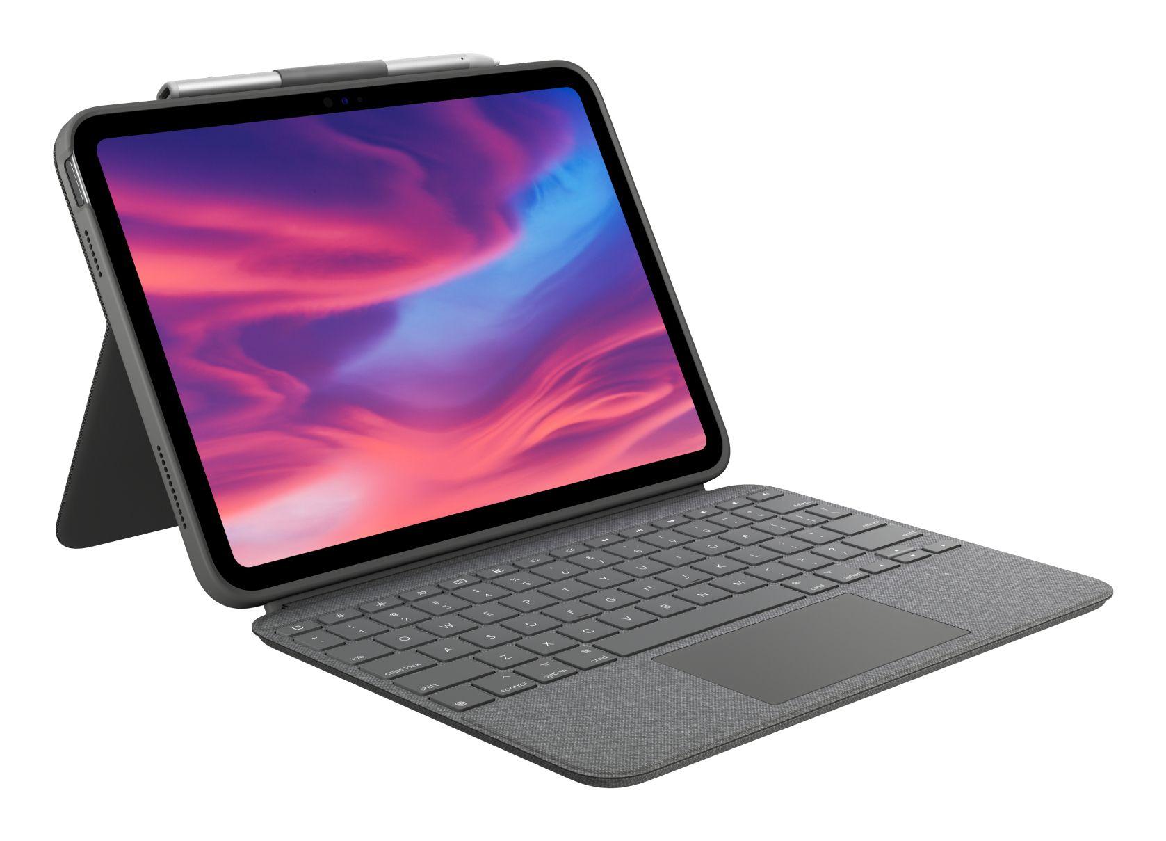 Teclado LOGITECH Combo Touch para iPad 10.ª Geração (Espanhol - Smart Connector - Acoplamento - Cinzento Oxford) — miniatura 7