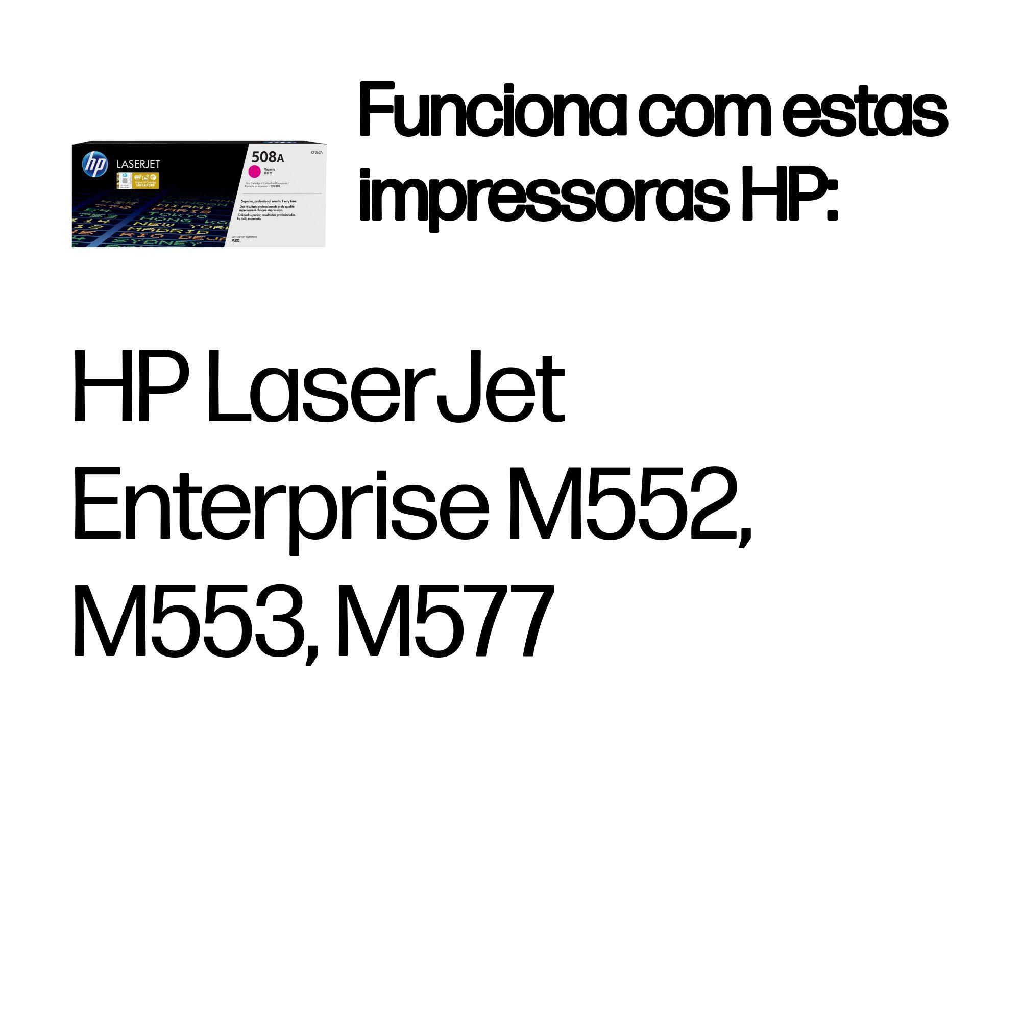 Toner HP CF363A 508A (5000 páginas - Magenta), miniatura 2