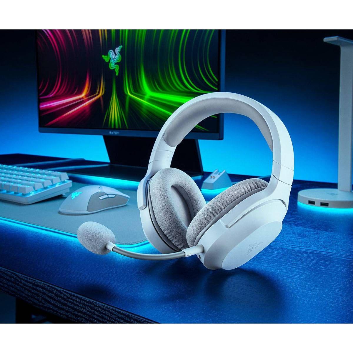 Headset Gaming RAZER Barracuda X (Binaural - Com fios e sem fios - Circum-aural - Branco) — miniatura 3