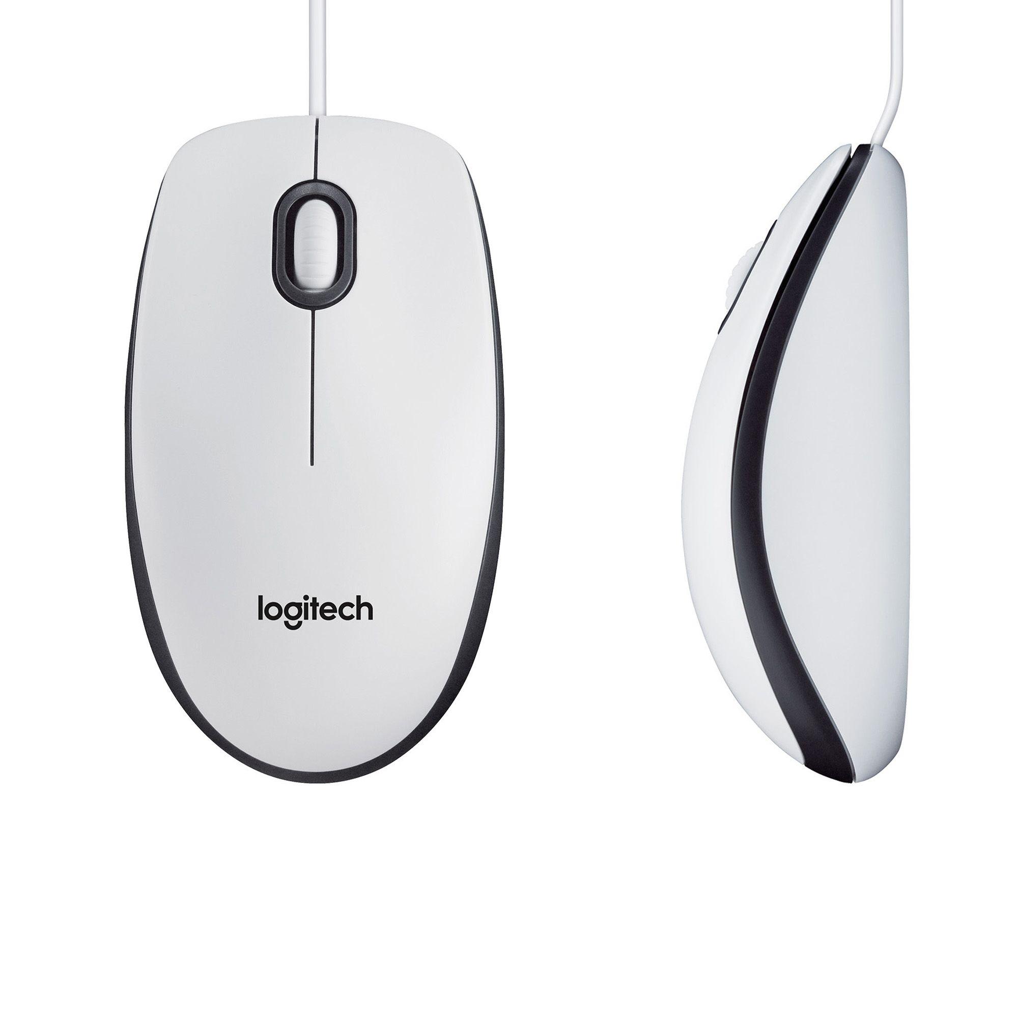 Rato LOGITECH M100 (Ambidestro - 1000 DPI - Ótico - Branco) — miniatura 5
