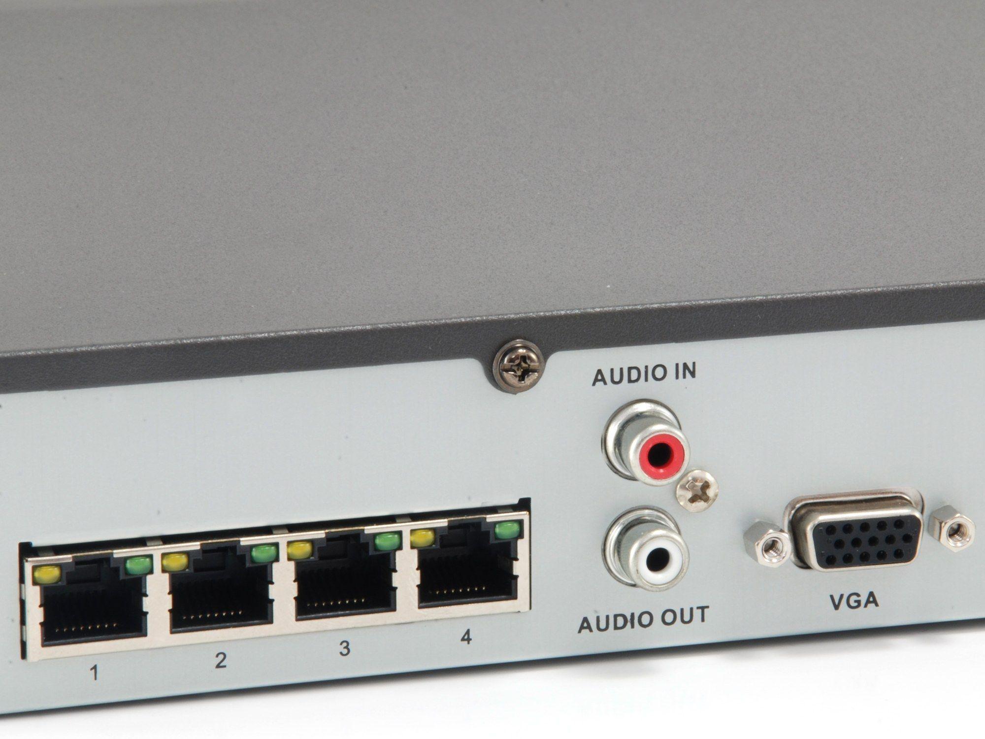 Gravador NVR LEVELONE NVR-0504 (4 canais - 4 portas PoE - 4K - Preto), miniatura 3