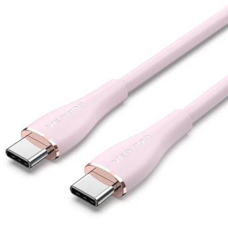 Cabo USB-C VENTION TAWPF (1 m - USB-C - Rosa)