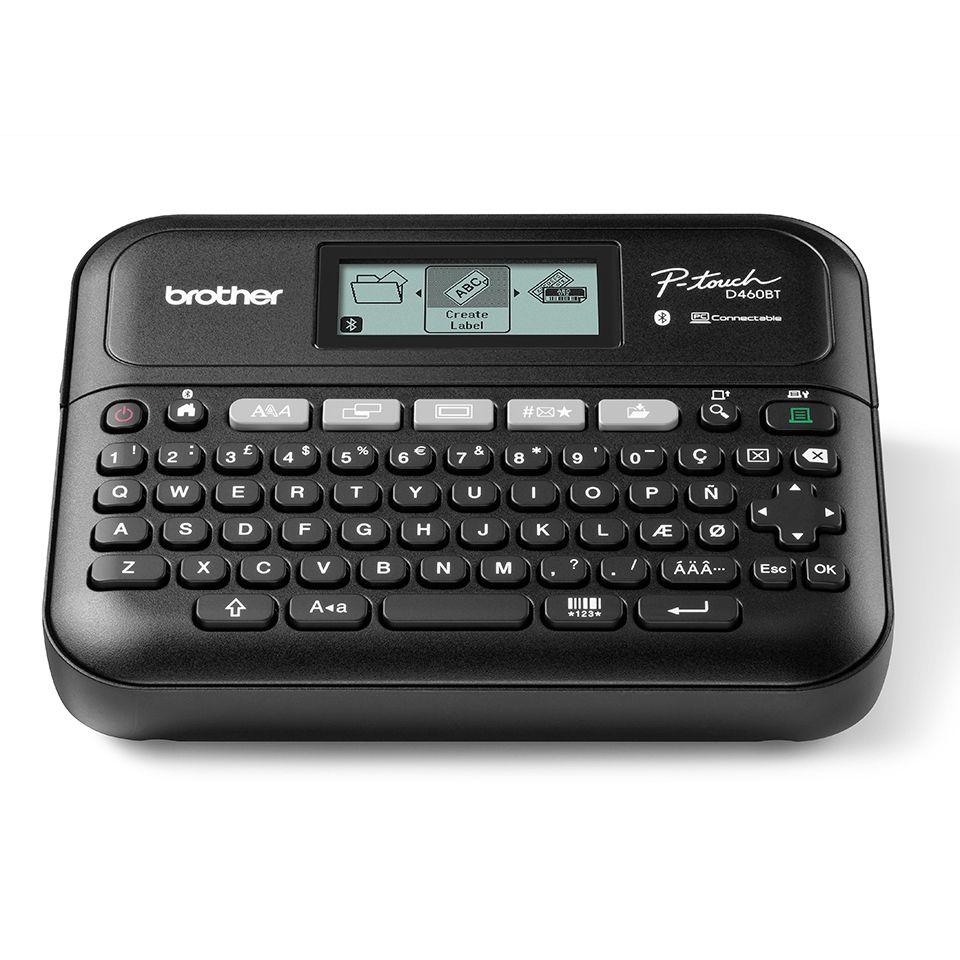 Rotuladora Eletrónica BROTHER PT-D460BTVP (Com fios e sem fios - Android, iOS - Preto)