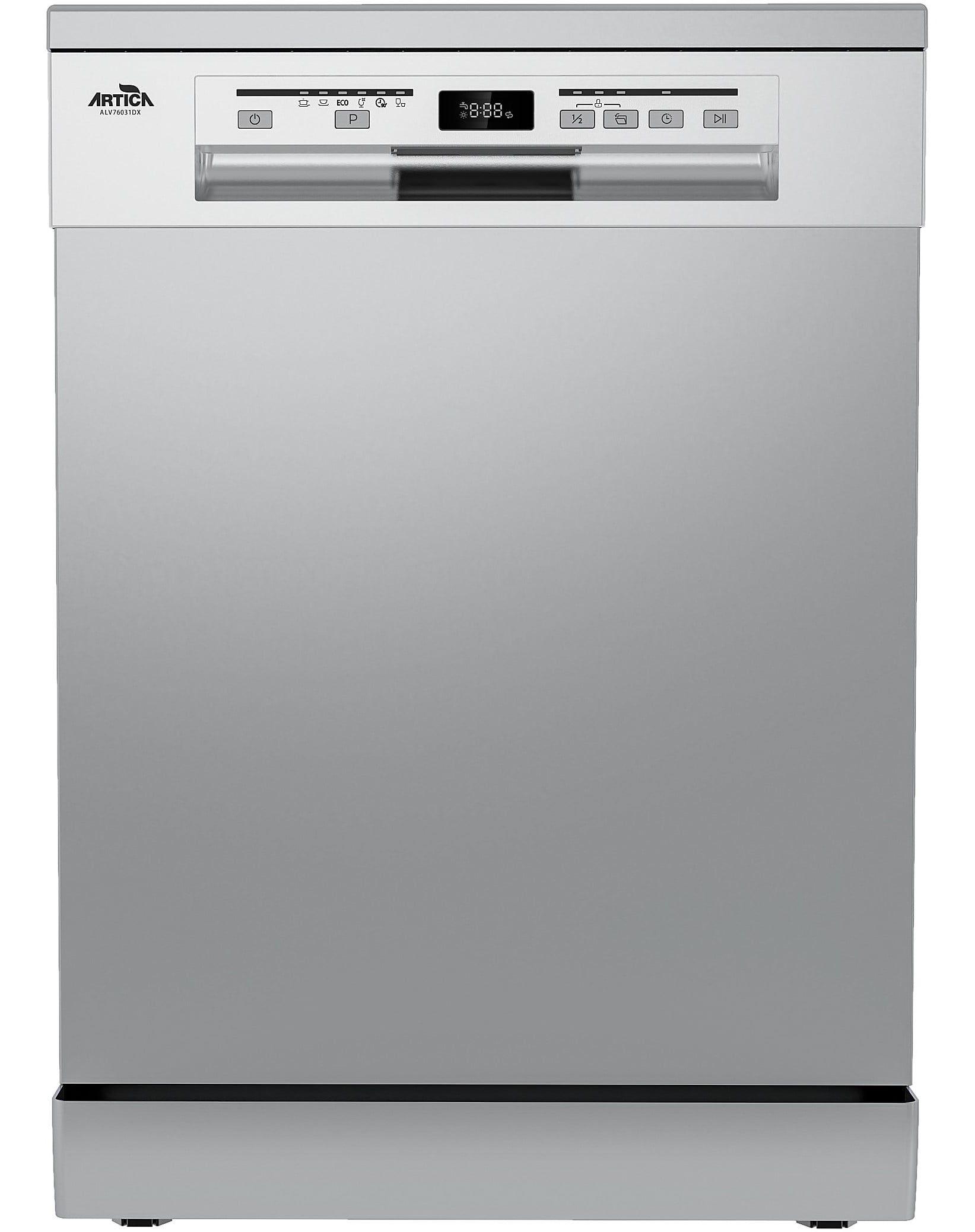 Máquina de Lavar Loiça Independente ARTICA ALV76031DX (14 talheres - 44 dB - 11 L/ciclo - Inox)