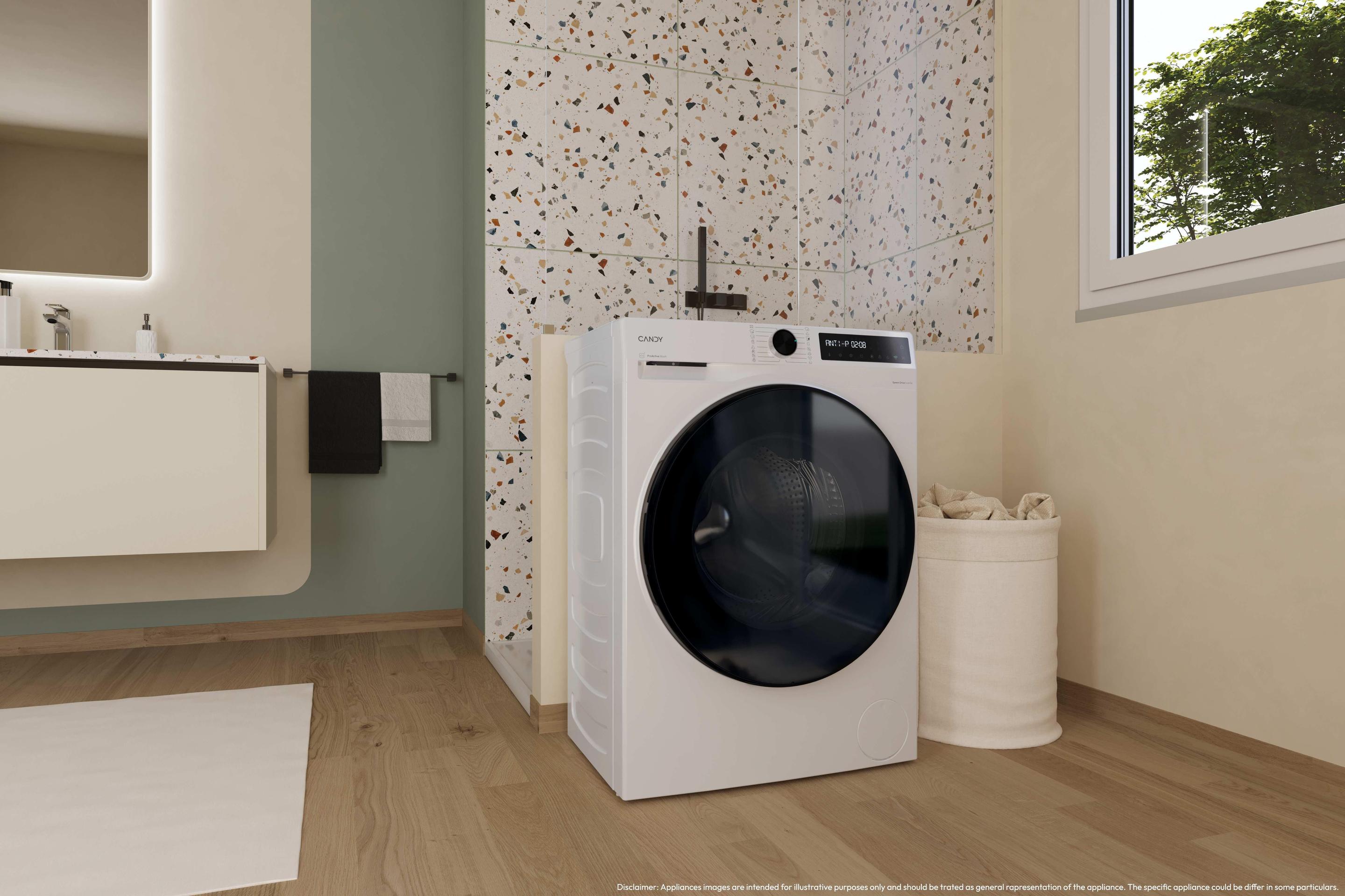 Máquina de Lavar e Secar Roupa Independente CANDY 495BL8S (B - 9 kg - 5 kg - Branco) — miniatura 11